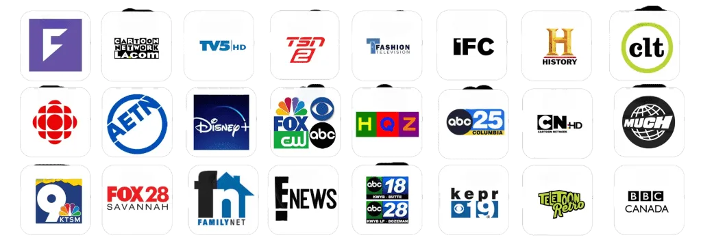 IPTV channel lineup - Entertainment